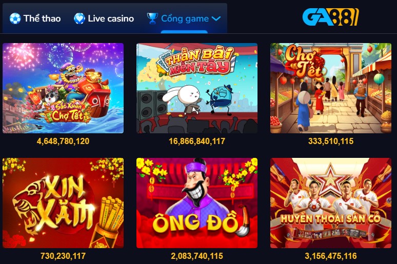 Điểm nổi bật của casino tại GA88