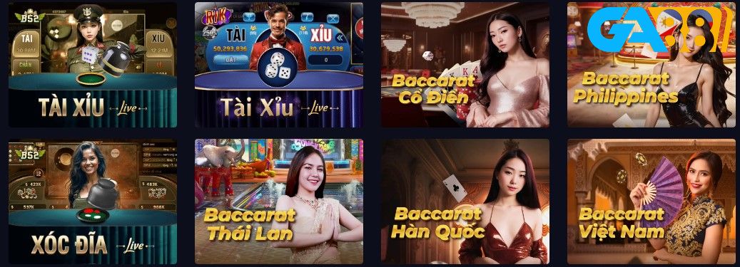 Lý do nên chọn GA88 để trải nghiệm casino?